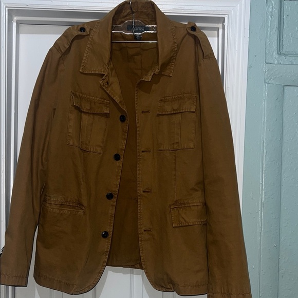 Kenneth Cole Reaction Men's Brown Military Jacket - Picture 2 of 7